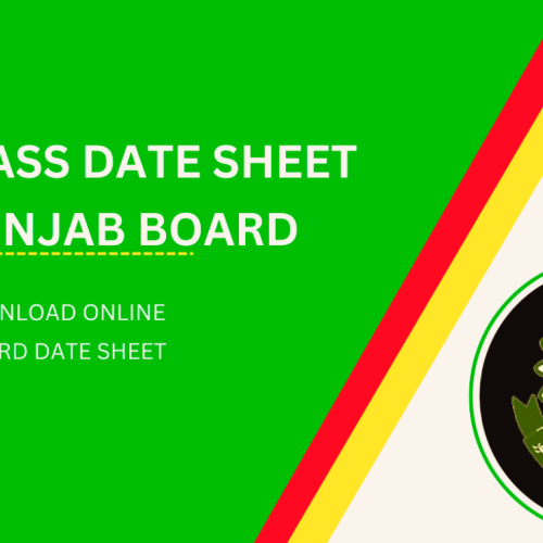 Punjab Board 9th Class Tentative Date Sheet 2024